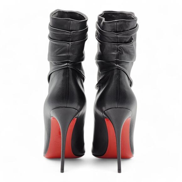 Christian Louboutin Ishtar 120 Stiletto Boots - Leather - Black 35.5 5 US $1995 - Picture 5 of 7